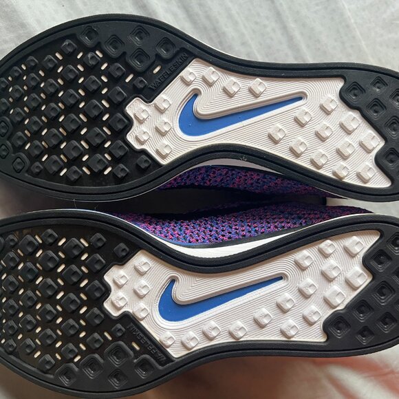 2016 NIKE FLYKNIT RACER GAME ROYAL PINK FLASH [526628-400] size 10 US - Picture 8 of 8